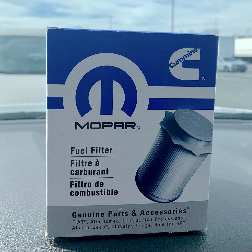 COPY - Mopar Cummins MO-291 Fuel Filter for Ram 2013-2018 6.7L Cummins Turbo Di…
